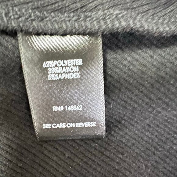 Torrid Black  Knit Knotted Ribbed  Dress Mini Size 4 4X - Picture 8 of 8